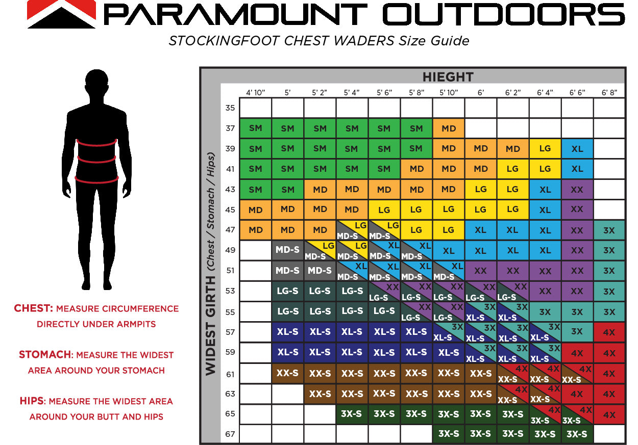 MERIDIAN Z Zippered Chest Wader - Paramount Outdoors