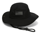 Bayou Full Brim American Flag Boonie Hat (Floats)