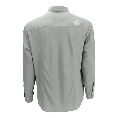 EAG Elite Long Sleeve Silver Fishing Shirt