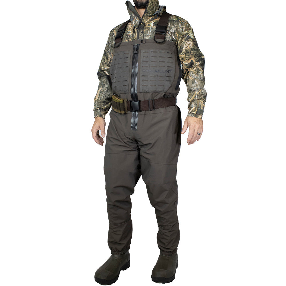PINNACLE Zippered Breathable Camo Wader 1200g - Paramount Outdoors