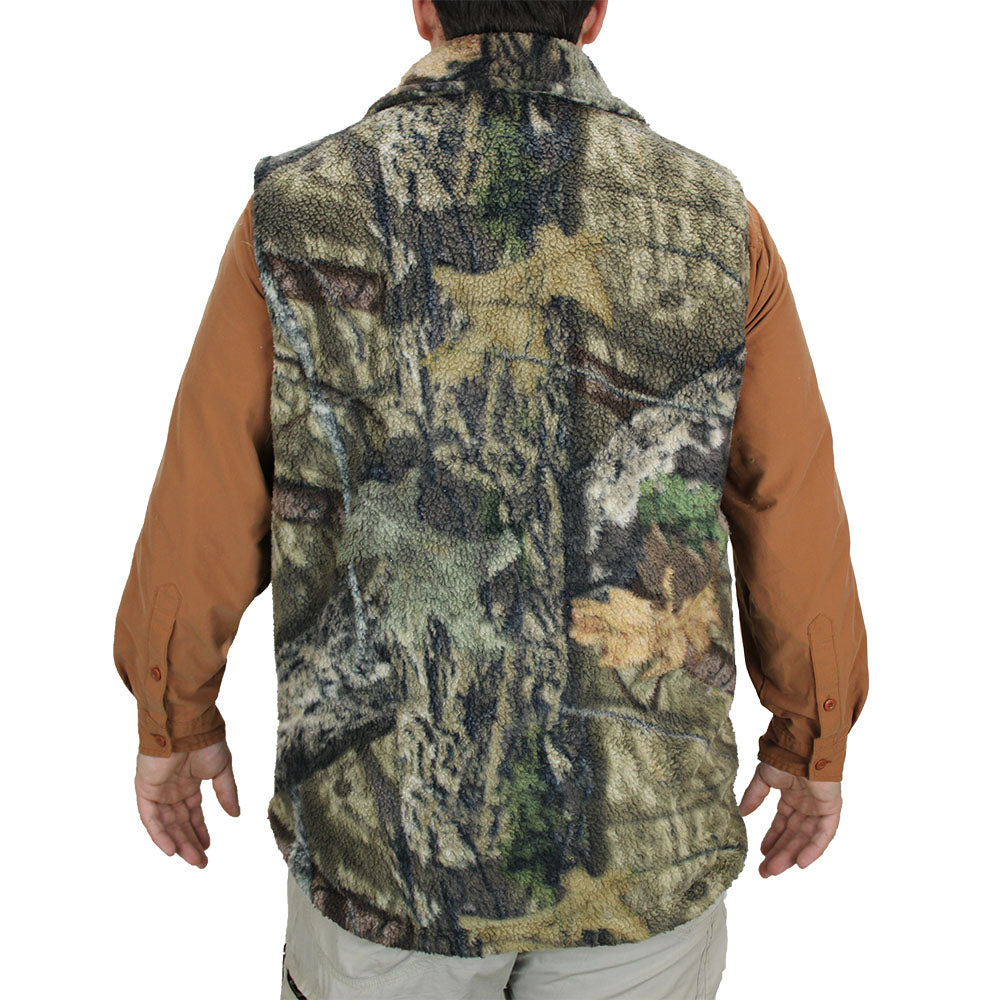 Wasatch Sherpa Mossy Oak Fleece Vest Paramount Outdoors