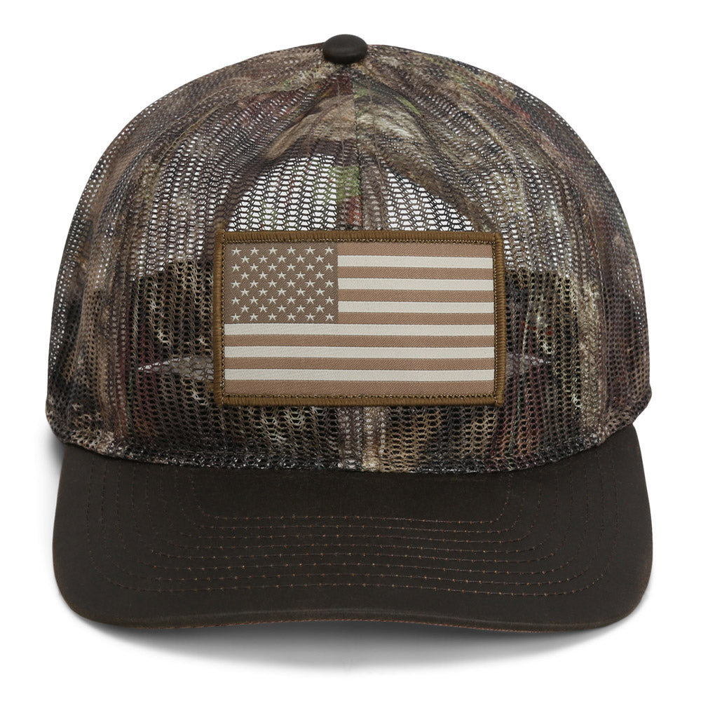 All Mesh Crushable Bow Hunting Flag Cap (Wax Visor