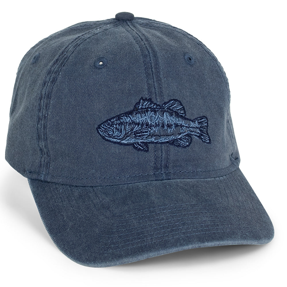 Bass Fishing Cap Trail 6-Panel Unstructured Dad Cap - Paramount