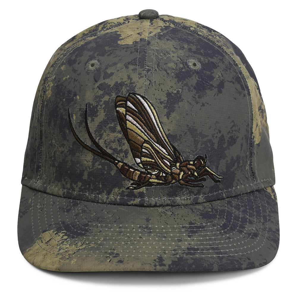 Mayfly Match the Hatch Fly Fishing 6 Panel Cap Paramount Outdoors