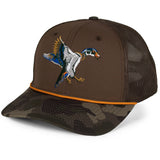 Wood Duck 6-Panel Structured Mesh Back Hat