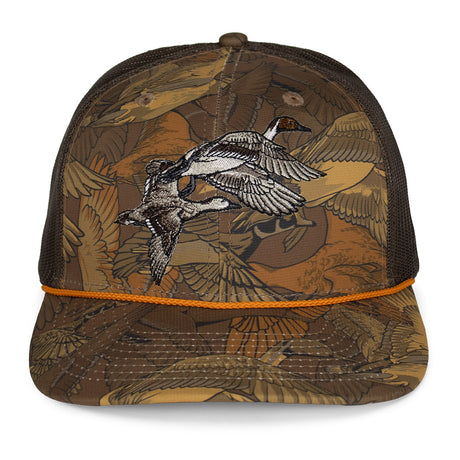 Mens Hats - Fish and Forest Classic Redwoods Pinch Front Hat - Snapback Hat  for Men - Fishing Flexfit Hat Gifts for Men