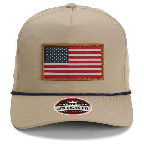 American Flag 5-Panel Trucker Cap