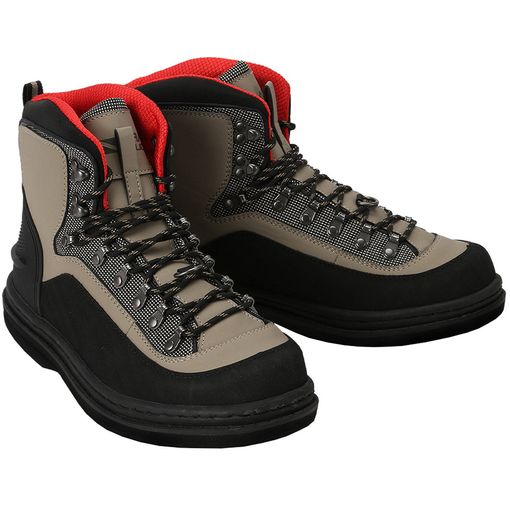 Mookta Wading Boots For Men Felt Bottom Comfortable Shock  Absorption Polyamide Hybrid Breathable Mesh Felt Sole Shoe : Sports &  Outdoors