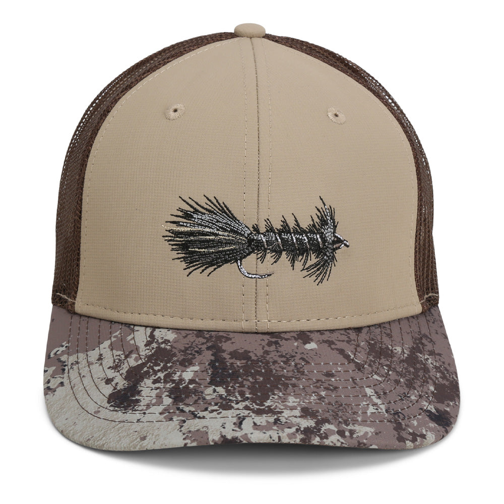 Paramount Outdoors Fly or Die Fly Fishing Mesh Back Patch Rope Cap Fly Fishing Hat Fly or Die Patch Hat