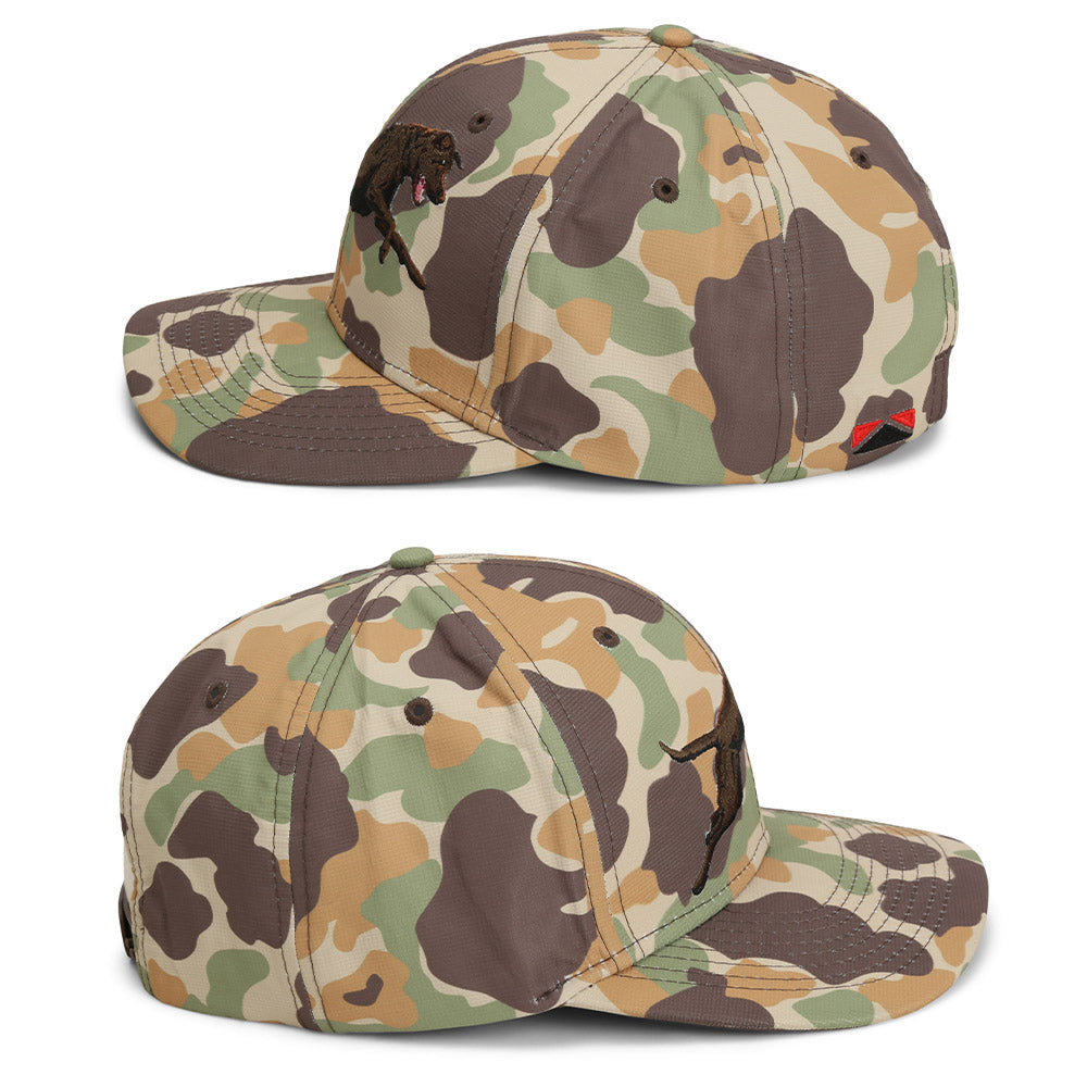 Chocolate Lab 6-Panel Riverside Vintage Camo Cap - Paramount
