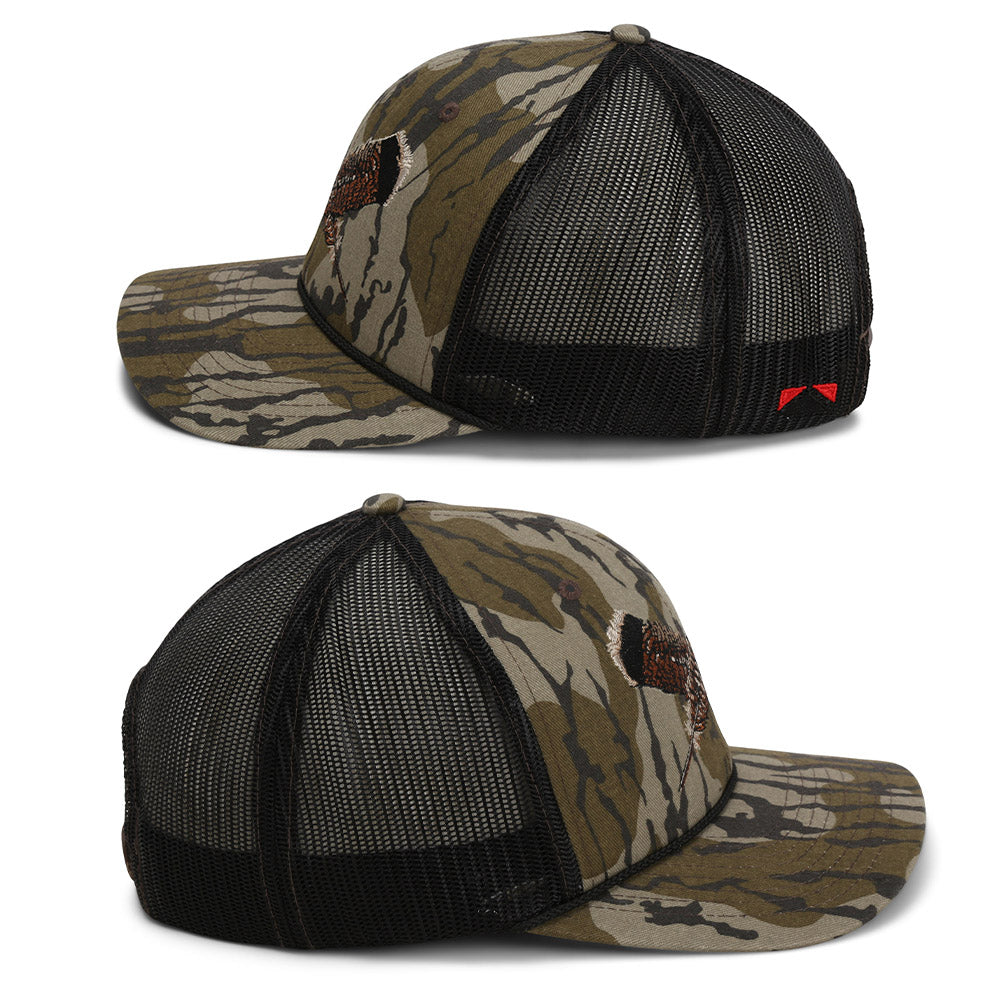 Mossy Oak Bottomland Turkey Feather Meshback Cap Paramount Outdoors