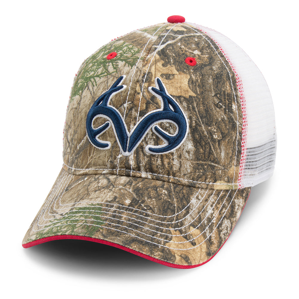 Realtree white hot sale camo hat