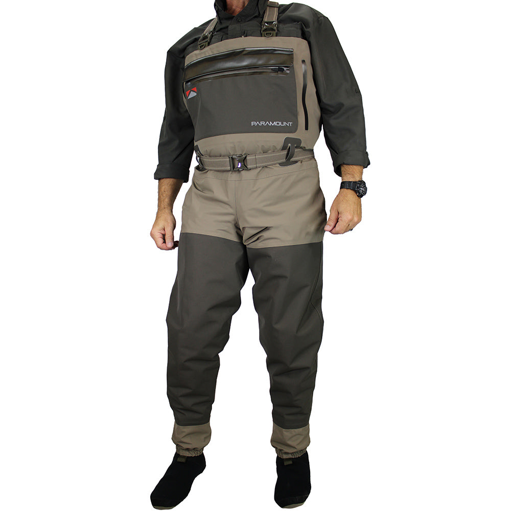 MZST-456 mazume FULL OPEN STOCKINGS WADER breathable waders for fly  fishing, wading and belly boat (men)